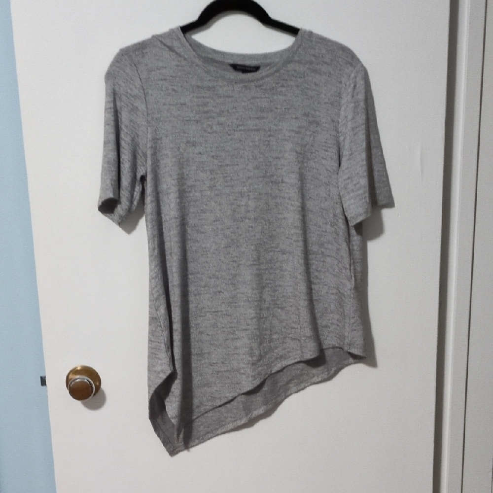 Gray Women's Asymmetrical Top